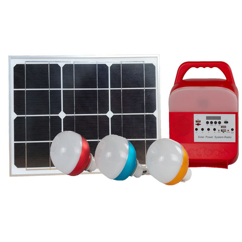 O diodo emissor de luz do banco das energias solares do ISO 15W ilumina a mono pilha cristalina fora do jogo de iluminação solar da grade