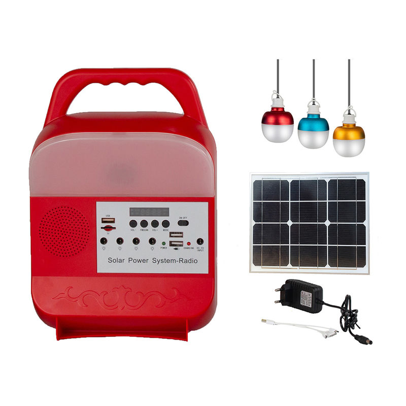 O diodo emissor de luz do banco das energias solares do ISO 15W ilumina a mono pilha cristalina fora do jogo de iluminação solar da grade