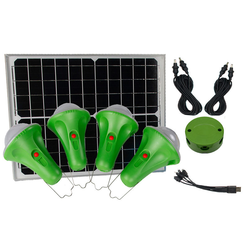 6-35 horas dos bulbos solares portáteis de 4pcs*3W para áreas da falta do poder