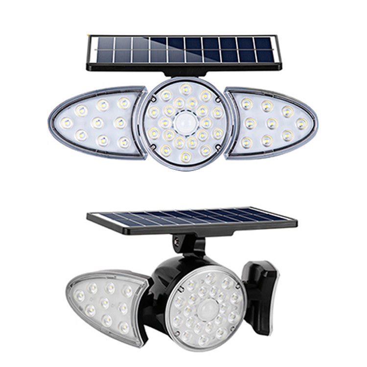 40000H luz solar do sensor de movimento da parede do diodo emissor de luz da luz 38PCS da parede do tempo 3.7V 2500mAh