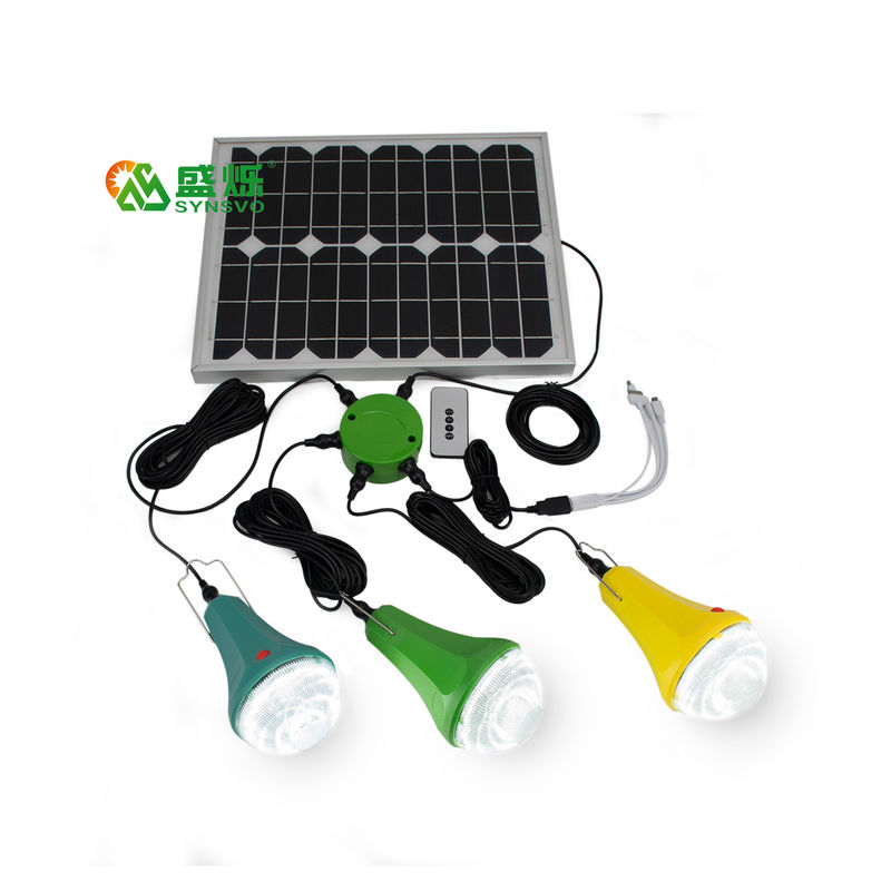 lâmpadas postas solares exteriores do diodo emissor de luz dos mono bulbos solares portáteis do painel 11-30Hours
