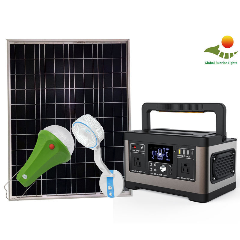 do ciclo de vida solar portátil dos geradores 1000 de 120W LiFePO4 sistema de iluminação solar da casa