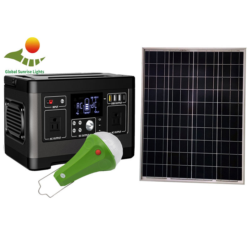 do ciclo de vida solar portátil dos geradores 1000 de 120W LiFePO4 sistema de iluminação solar da casa