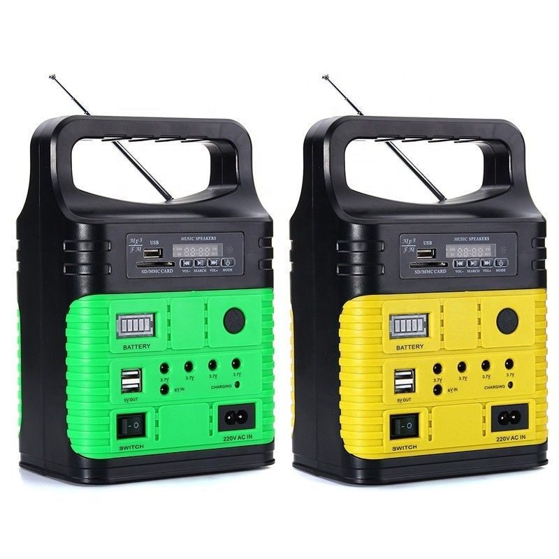 Kit de sistema de iluminação de painel de energia solar ao ar livre com 3 lâmpadas para jardim ao ar livre
