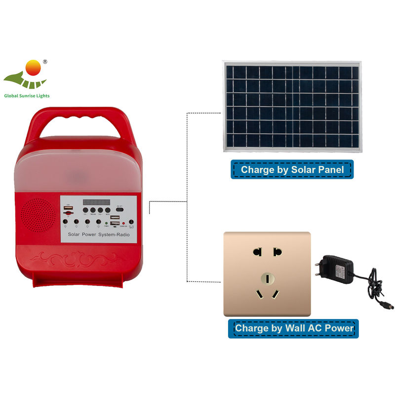 Sistema de iluminação posto solar da casa do OEM com a bateria SRE-689 da cor 8000mAh