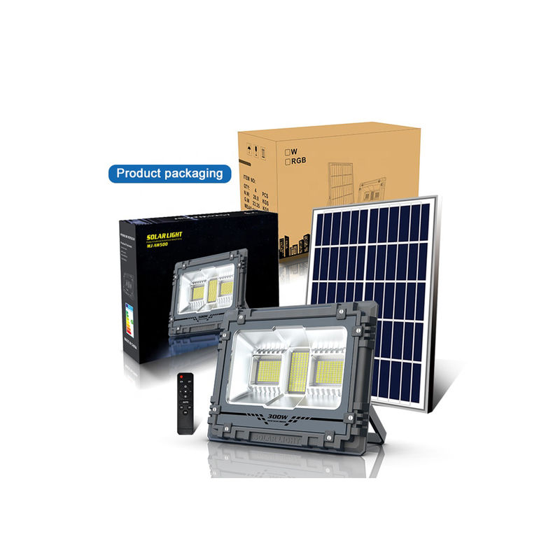 do sensor exterior solar da luz de inundação da parede de 300W 600W o jardim impermeável conduziu C.C. 6V