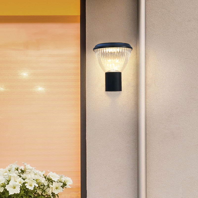 Moderna luminária de parede ao ar livre simples porta de varanda ao ar livre à prova d'água luminária de parede corredor pátio luminária de parede