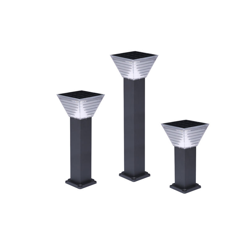 Iluminação solar minimalista do gramado do diodo emissor de luz do poste de amarração da decoração da paisagem da luz do jardim do diodo emissor de luz 7W