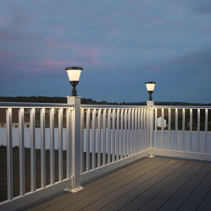 As luzes solares exteriores do cargo do diodo emissor de luz de Main Gate Pillar 3.2V da cerca jardinam decoração
