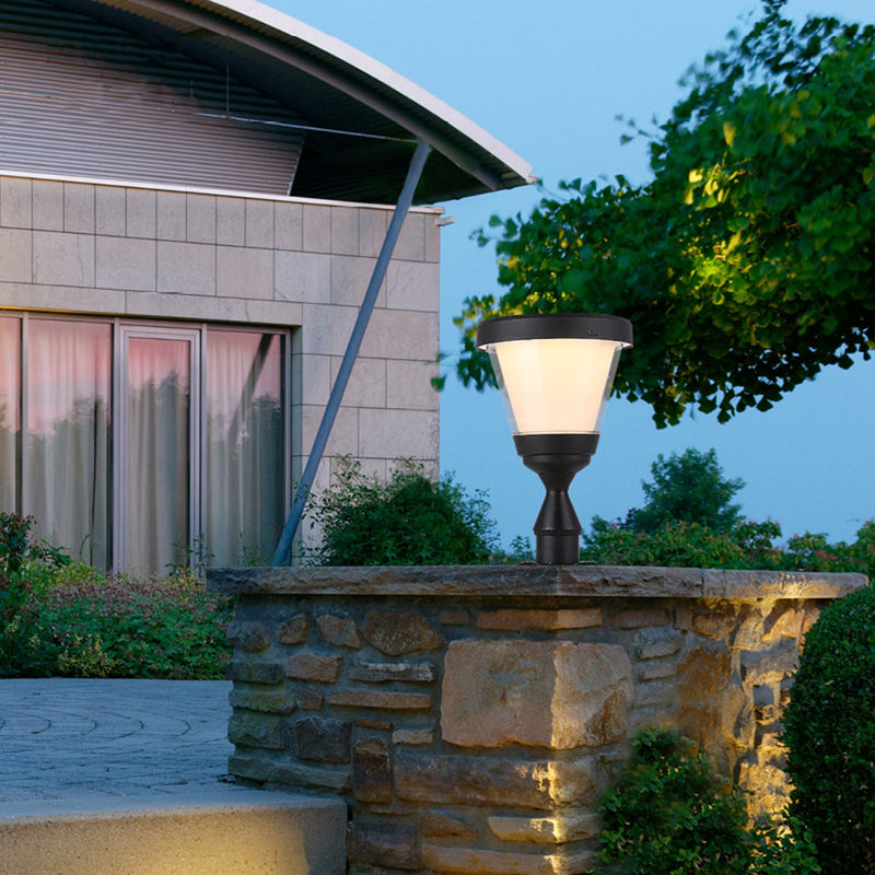 As luzes solares exteriores do cargo do diodo emissor de luz de Main Gate Pillar 3.2V da cerca jardinam decoração