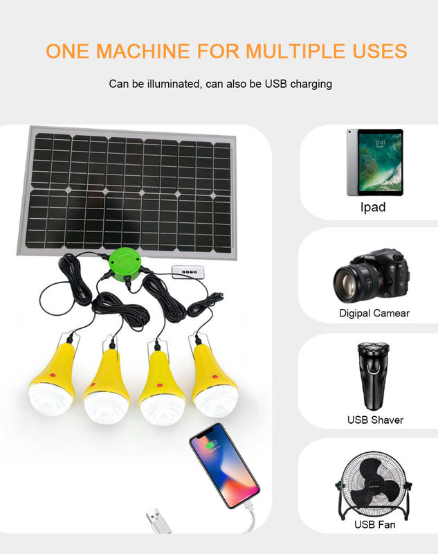 SRE-98G-4L Luzes LED a energia solar Alta intensidade de luz 3-6V Mini sistema de alimentação por bateria
