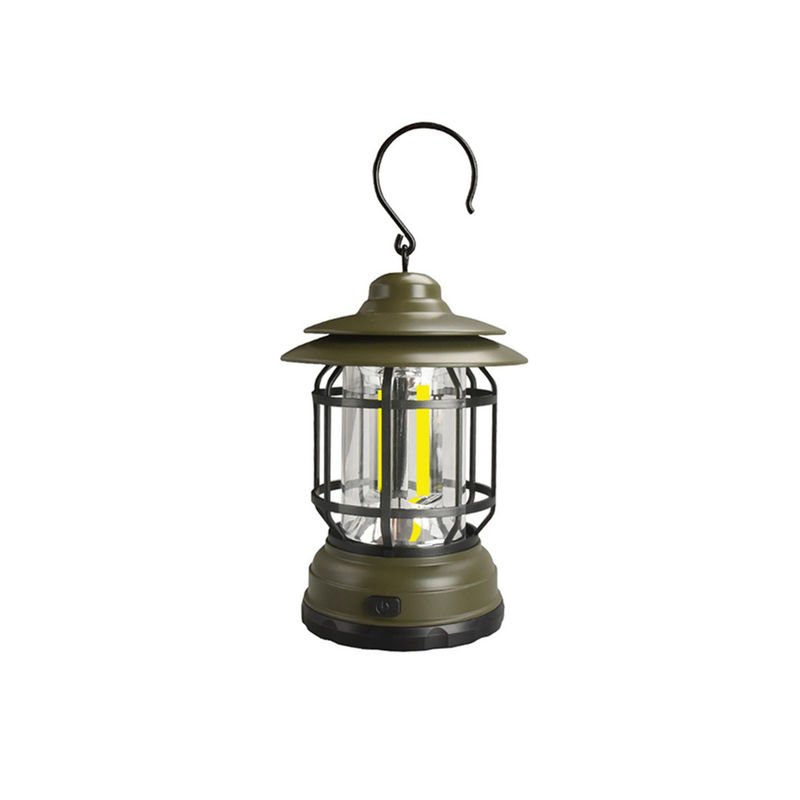 Tamanho compacto 13*12*20cm conduzido exterior da lâmpada da barraca de Mini Retro Solar Garden Light