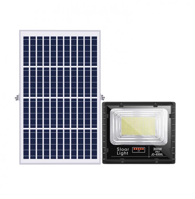 Luz de inundação solar do diodo emissor de luz da segurança solar exterior da lâmpada 100W para solar da luz de rua do jardim posto