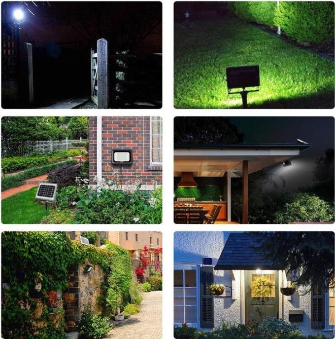 Luz de inundação solar do diodo emissor de luz da segurança solar exterior da lâmpada 100W para solar da luz de rua do jardim posto