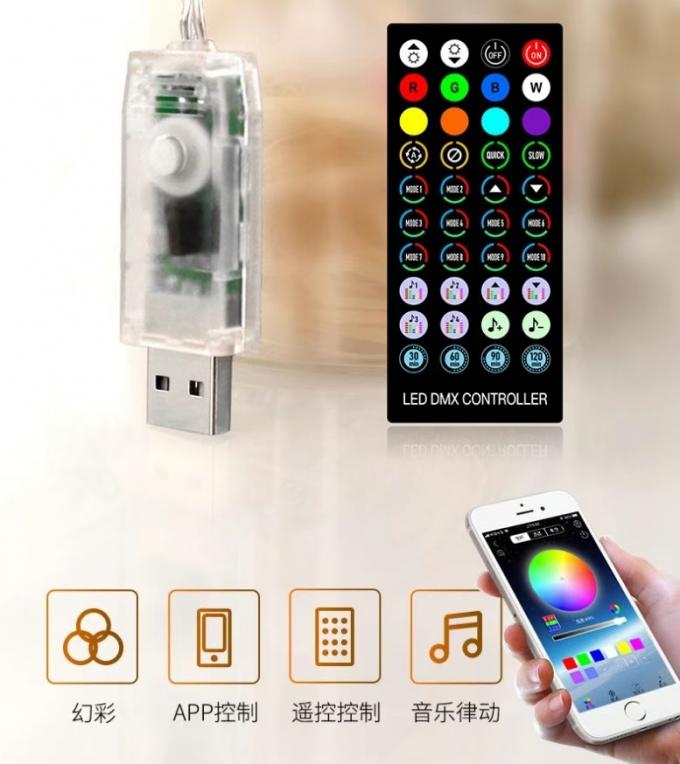Controle decorativo solar do APP das luzes do banquete de casamento de Dia das Bruxas 4