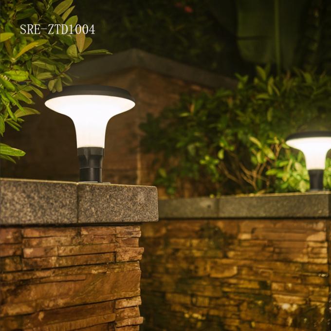 Luz posta solar da decoração da luz da coluna do diodo emissor de luz dos bens impermeáveis exteriores do estilo contemporâneo