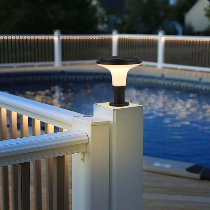 Luz posta solar da decoração da luz da coluna do diodo emissor de luz dos bens impermeáveis exteriores do estilo contemporâneo