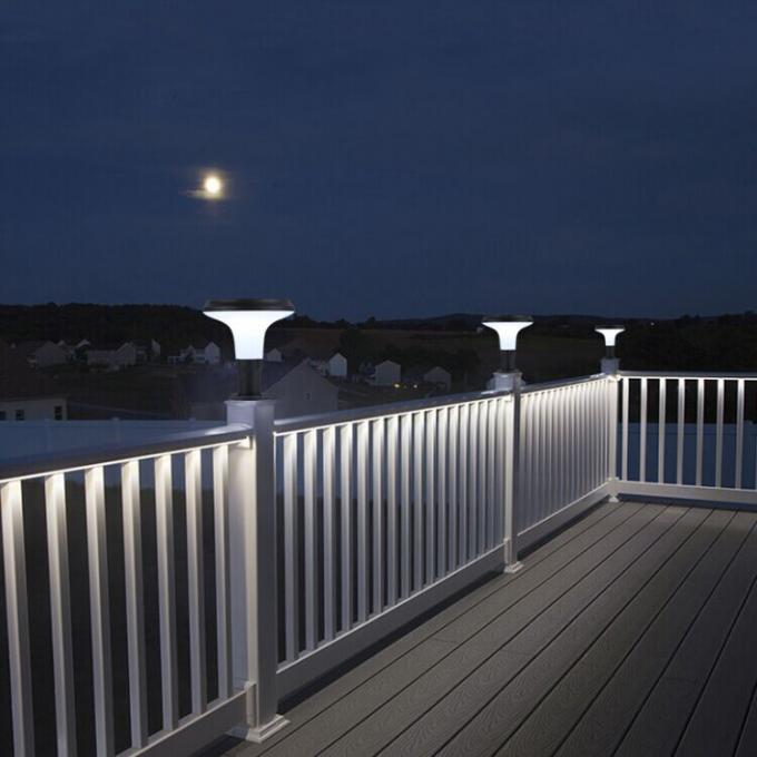 Luz posta solar da decoração da luz da coluna do diodo emissor de luz dos bens impermeáveis exteriores do estilo contemporâneo