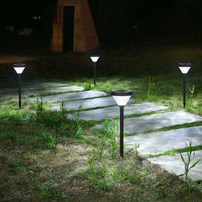 Luzes de alumínio moldadas do nascer do sol de Spike Solar Garden Light Global do gramado da jarda