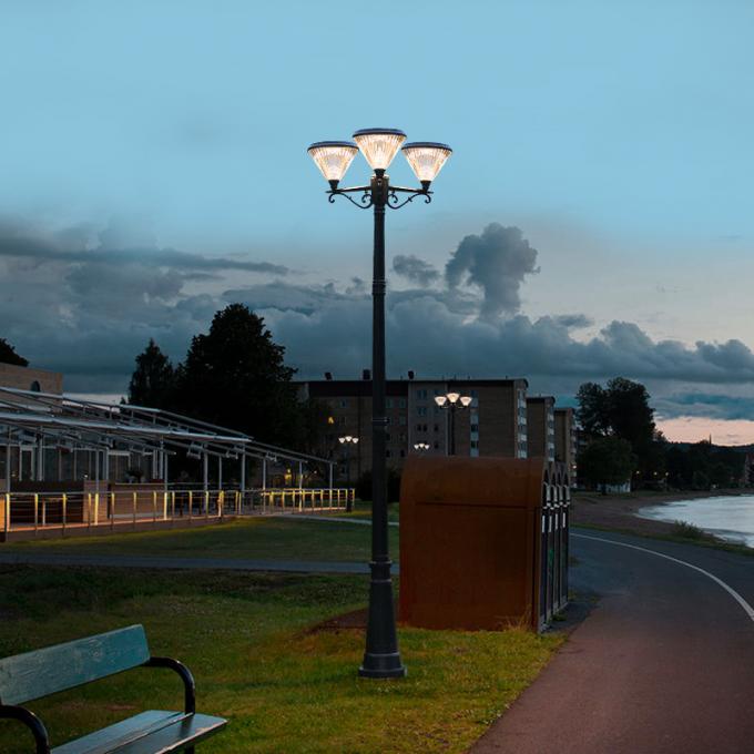 Os cargos de alta qualidade do diodo emissor de luz Polo jardinam luz solar do gramado da coluna da lâmpada