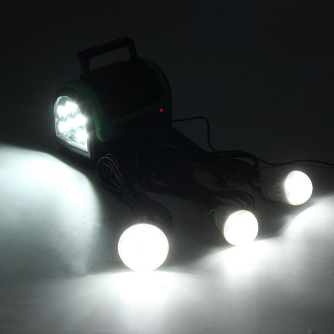 Lâmpada solar portátil nova com a lâmpada solar de 3 diodos emissores de luz com luz solar móvel da carga 5W 6V