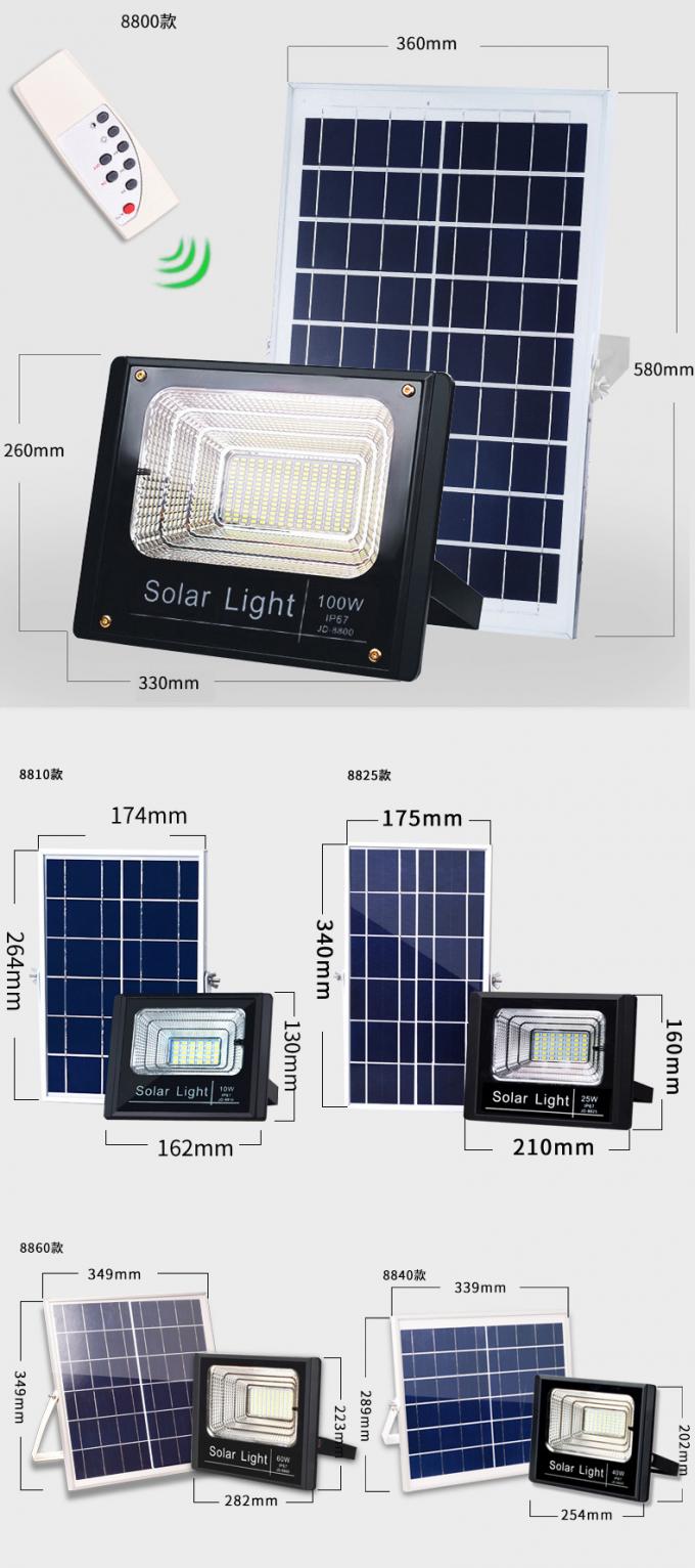 Luz de inundação solar 25W 40W com região impermeável da fora-grade da luz da fase IP67