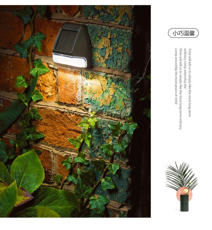 Cerca 2LED Light solar exterior posta solar do Decking do trajeto da etapa da lâmpada de Wall Lights Garden da cerca
