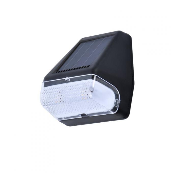 Cerca 2LED Light solar exterior posta solar do Decking do trajeto da etapa da lâmpada de Wall Lights Garden da cerca