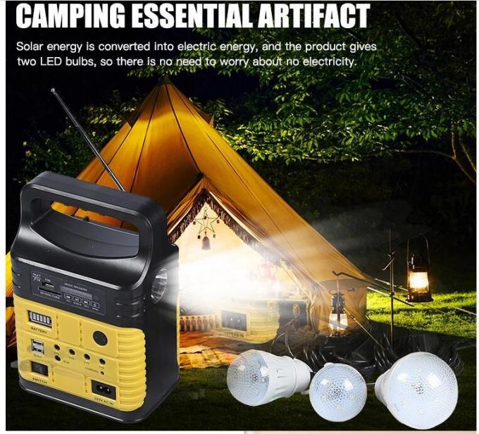 Aventura 2021 de acampamento exterior clara elétrica solar com iluminação do controlo a distância do diodo emissor de luz do rádio de Bluetooth