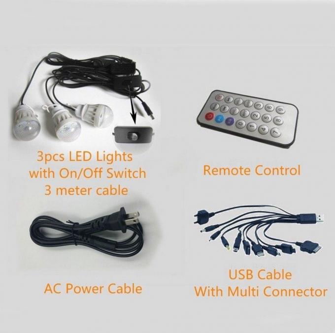 Aventura 2021 de acampamento exterior clara elétrica solar com iluminação do controlo a distância do diodo emissor de luz do rádio de Bluetooth