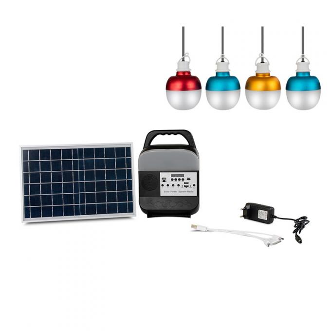 sistema portátil das energias solares de 30W 25W com rádio de FM