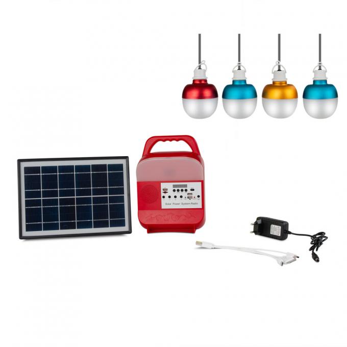 sistema portátil das energias solares de 30W 25W com rádio de FM