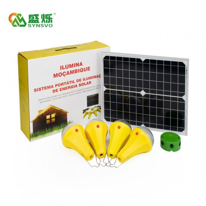 Jogo de Mini Solar Energy System Lighting da casa de 2020 elevações com controlo a distância