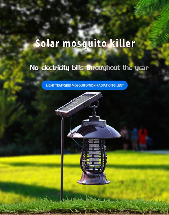 Lâmpada solar da Mosquito-matança que leve a lâmpada inteligente do controle claro da Mosquito-matança