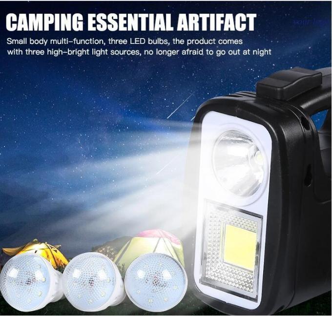 Portátil solar ilumina a iluminação de múltiplos propósitos solar com as lâmpadas exteriores solares de USB