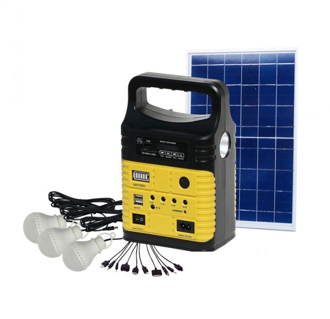 Interno solar do rádio solar solar o mais novo de FM da lâmpada 10W iluminando 3790 luzes solares de rádio solares da decoração das luzes globais do nascer do sol