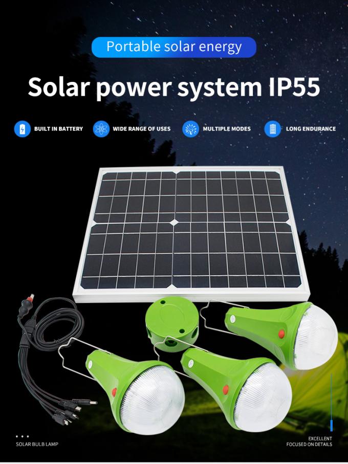 Painel solar fora da iluminação exterior posta solar Kit Solar Light do sistema solar da grade