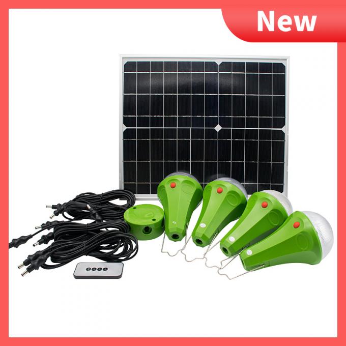 Lâmpadas leves solares do bulbo do diodo emissor de luz de Kit Panel 6W 6V