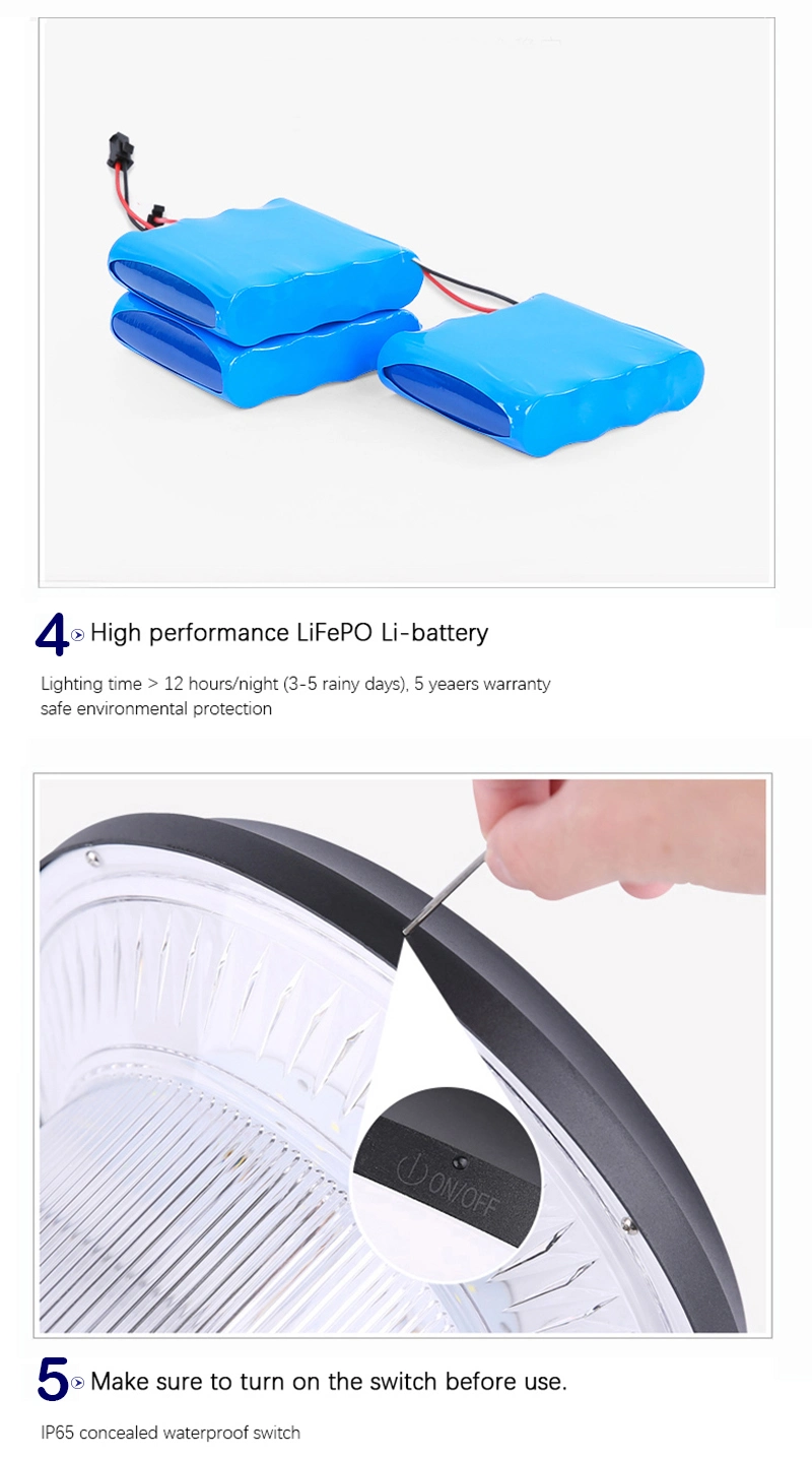 Luz solar impermeável exterior por atacado da parede de IP65 3000K 6000K com CE RoHS