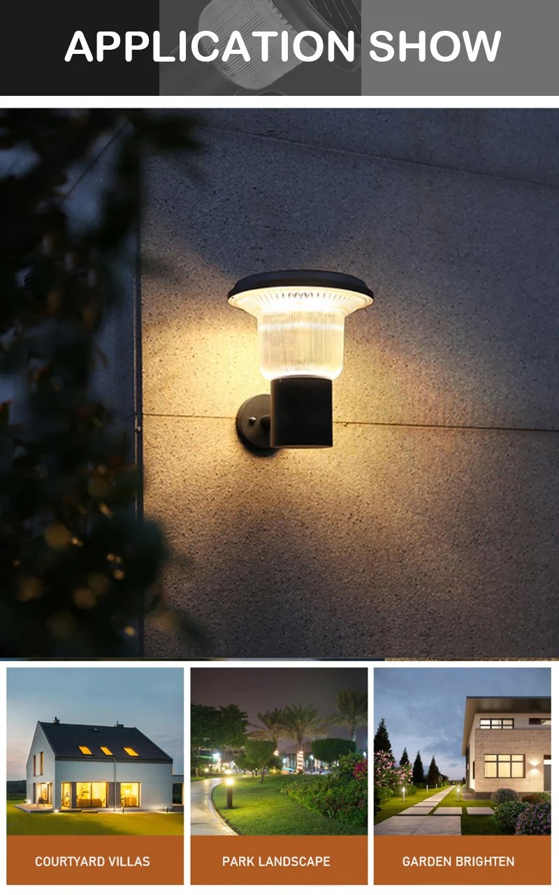 Luz solar impermeável exterior por atacado da parede de IP65 3000K 6000K com CE RoHS