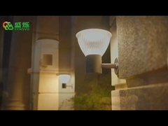 Do jardim impermeável solar do sistema do sensor da lâmpada de parede do diodo emissor de luz parede solar exterior elegantemente projetada Lamp-B4001