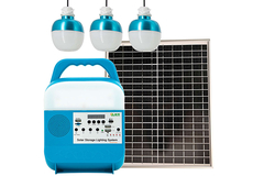 825-sistema de iluminação solar residencial portátil, carregamento móvel, painel de kits led de 25w