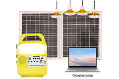Energia renovável do sistema solar do armazenamento de energia da bateria da casa 818 e produtos verdes com luz e fã