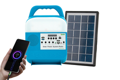 SRE-583 Home Offgrid Sistema de Energia Solar Gerador Com Banco de Energia E Lanterna